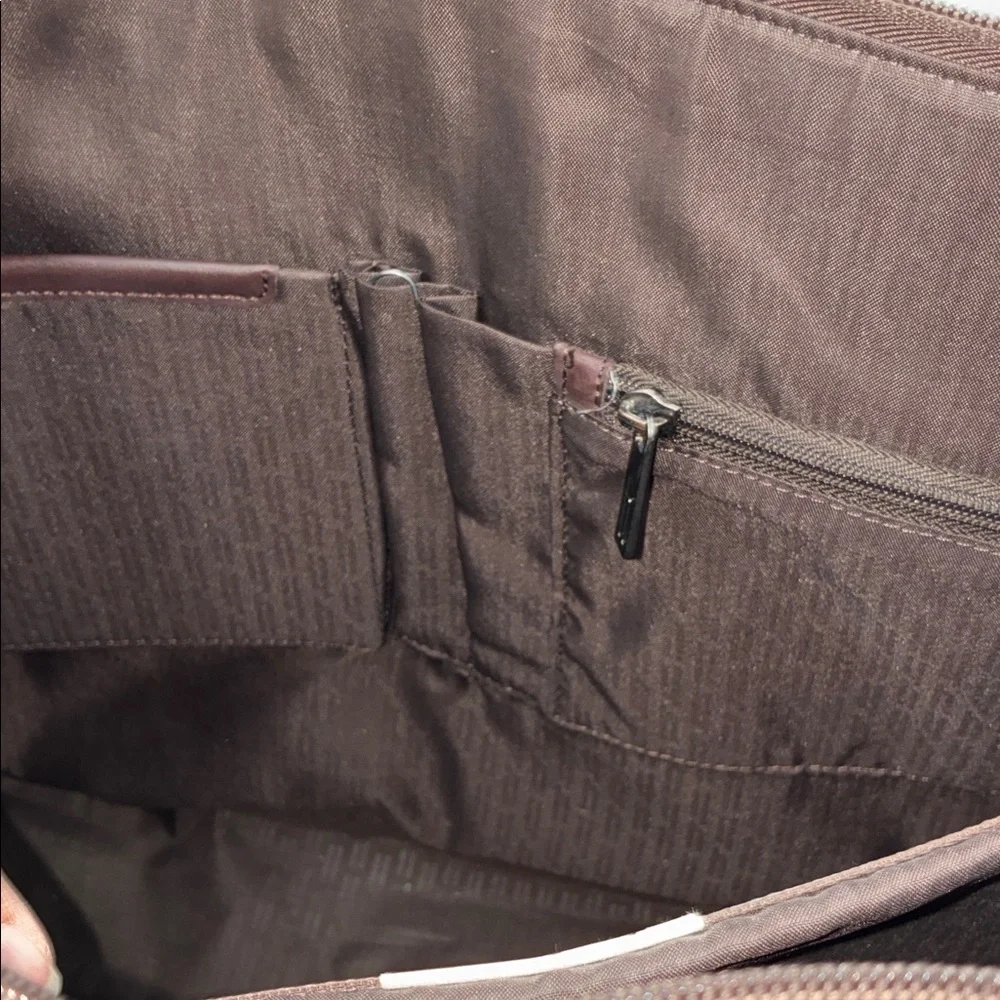 Hartmann Brown Carry on Laptop Luggage Tote Bag 13”x18”
